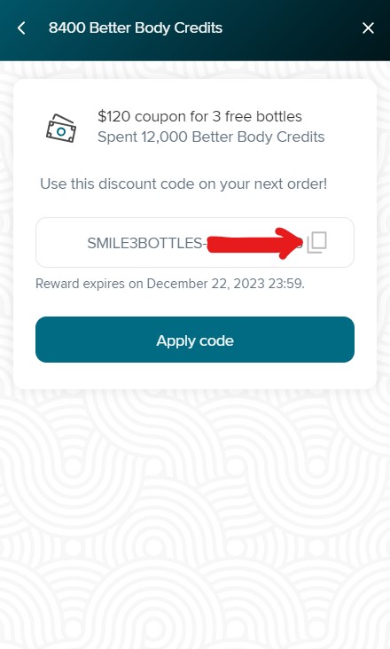 Better Body Co Loyalty Copy Coupon Code Sep 18 2023.jpg